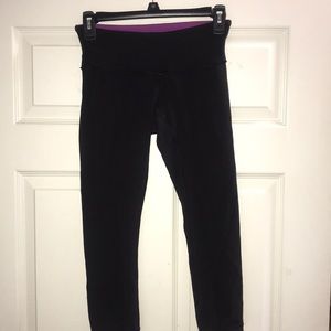 Lulu cropped, reversible leggings